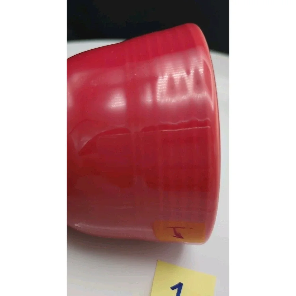 Homer Laughln Fiesta Tableware Fiestaware Cup Red Faintly Incised HLC fiesta USA
